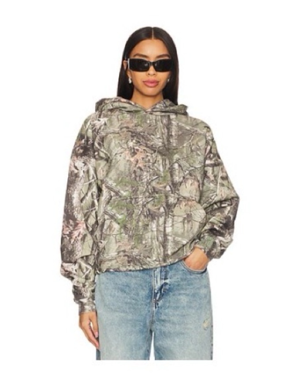 Guizio Women’s Camouflage Hoodie (size Large)